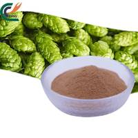 Extrait de houblon de qualité alimentaire, flavonoïdes en poudre hydrosoluble, ingrédient pour boisson fonctionnelle, pour usage OEM et vente en gros