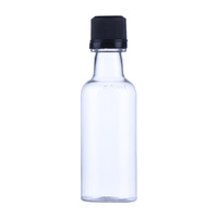 Botol Plastik Mini Kosong untuk Alkohol 1.7 Fl oz 50ml dengan Tutup Anti Bongkar