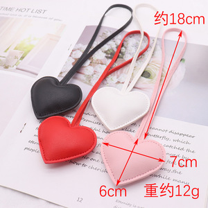 <span class=keywords><strong>Portachiavi</strong></span> a Forma di Cuore in Pelle per Donne e Ragazze, Grazioso Ciondolo a Cuore per Borse, Zaini e Borsette, Accessori di <span class=keywords><strong>Lusso</strong></span> Firmati - Product Image 2