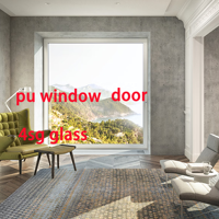 Proveedor de Ventanas de PU, Perfiles de Ventanas y Puertas de Fibra de Vidrio FRP, Perfiles de Marco de GRP Aislados, Material de Construcción de Ahorro Energético