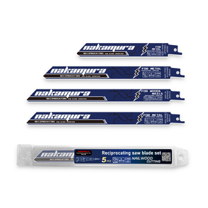 Lâminas de Serra Recíproca de Aço Carbono de Alta Qualidade 200MM 19T para Cortar Madeira e Metal Fino - Product Image 1