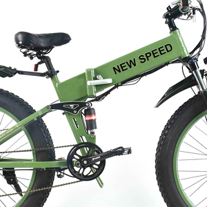 <span class=keywords><strong>Vélo</strong></span> <span class=keywords><strong>électrique</strong></span> pliable <span class=keywords><strong>à</strong></span> gros pneus, VTT avec batterie intégrée, moteur sans balais, cadre en alliage d'aluminium, <span class=keywords><strong>roues</strong></span> de 26 pouces, pour adultes - Product Image 4