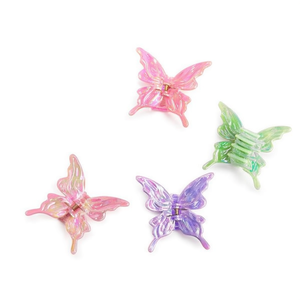 Fermaglio per capelli a farfalla Zi 10 cm in acrilico, alla moda, casual, da donna - Product Image 2