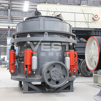 Concasseur à cône hydraulique pour la construction routière, concassage de pierres, avec plusieurs cylindres