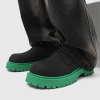 Chaussures décontractées pour hommes en PU artificiel au design unique, style Instagram, esthétique haut de gamme, semelle épaisse rehaussante