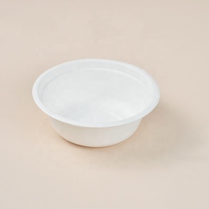 Bol à salade jetable biodégradable de 350 ml (12 oz) avec couvercle, <span class=keywords><strong>prix</strong></span> d'usine, respectueux de l'environnement, pour le camping ou l'emballage alimentaire - Product Image 3