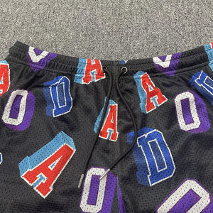 Custom Breathable Fabric Sublimation Design <b>Men</b> Sports Street Wear Free Design Mesh Basketball <b>Shorts</b> - Product Image 4