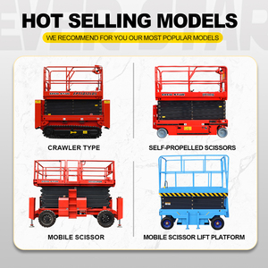 CE Approved 4-16m Electric Hydraulic Mobile Lift 230-650kg Scissor Lift for Warehouse Material Handling - Product Image 2