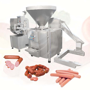 Machine <span class=keywords><strong>à</strong></span> <span class=keywords><strong>saucisses</strong></span> électrique pneumatique en acier inoxydable 304 avec torsadeur pour le remplissage et le nouage de <span class=keywords><strong>saucisses</strong></span> - Product Image 1