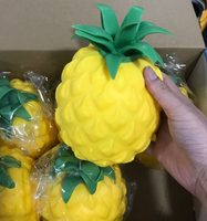Jouets Squishy Géants GL Ananas, Dragon Fruit, Citrouille, Halloween – Jouets Sensoriels à Presser, Fidget Toys en Forme de Beurre et de Fromage