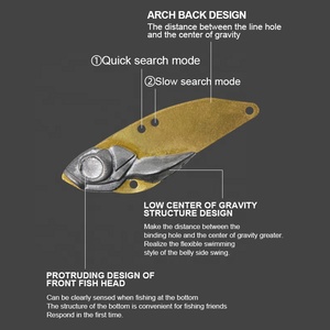 Vib Hard Metal Blade Fishing Lure 5g 10g 16g Vibration Bait Sinking Vib Lures Fishing Fake Bait - Product Image 2