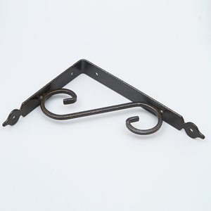 Хит продаж, металлический высокопрочный декоративный кронштейн в викторианском стиле, высококачественный садовый подвесной металлический Треугольный Кронштейн - Product Image 2