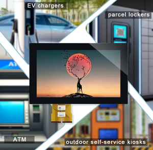 Huaxin Süper İnce Endüstriyel TFT LCD 18.5 İnç FHD 1920X1080 LVDS Arayüzlü IPS OCA Kapasitif Dirençli Dokunmatik Ekran LED Panel - Product Image 3