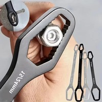 Kunci Torx Serbaguna 8-22mm Universal Board Adjustable Double-head Self-tightening untuk Kacamata