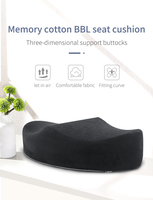 Coussin de siège pour la maison, coussin de siège en mousse à mémoire de forme pour le bureau à domicile, coussin de siège BBL pour les hanches brésiliennes