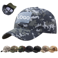 Casquette de baseball tactique camouflage personnalisée avec fermeture unisexe réglable en tissu courant pour toutes les saisons et utilisation en extérieur