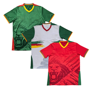 Nueva Camiseta de Fútbol de Camerún 2526, Camiseta de Fútbol de Alta Calidad Nivel Campeonato, Nombres y Números Personalizables, Eyong Onana - Product Image 1