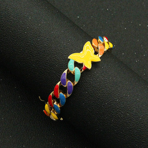 Colorful Dripping Oil <b>Bracelet</b>, Hipster Nightclub Hip-hop Decoration Wearing <b>Bracelet</b> <b>Bracelet</b> <b>Bracelet</b> Tanjing - Product Image 2
