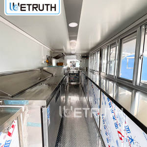 フードトラックフルキッチン付きモバイルフードトレーラーコーヒートラックアイスクリームカートホットドッグカートコンセッションフードユニット - Product Image 6