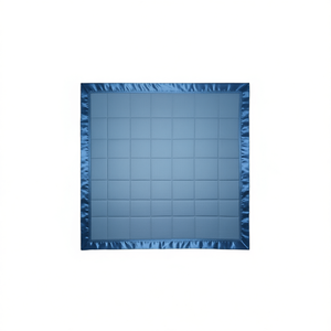 Couverture de lit rectangulaire surdimensionnée en polyester tissé, garnie de satin, alternative au duvet, unie, minimaliste, toutes saisons - Product Image 1