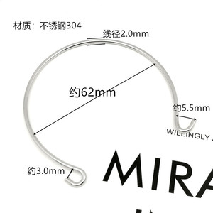 <b>Infinity</b> Stainless Steel <b>Bracelet</b> Finding Open Adjustable Double Hook For <b>Bracelet</b> Making DIY Jewelry Components - Product Image 5