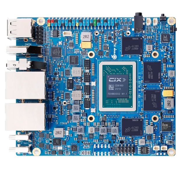 12 core 64 bit processor with 45TOPS Computing Power AI board Orange Pi 6 Plus