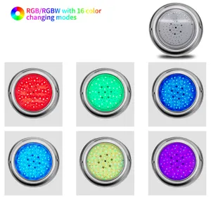 Precio de fábrica LED de acero inoxidable montado en la pared de la piscina de luz rgb venta al por mayor precio IP68 iluminación lámpara subacuática piscina bombilla