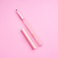 Haute Qualité Rose Cristal Poignée Personnalisé Nail Gel Brosse En Gros Nail Art Détail Brosse Ensemble Style Japonais