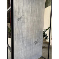 Paneles de pared de resina decorativos con grietas de hielo translúcido tejido de bambú, láminas de plástico para partición y techo