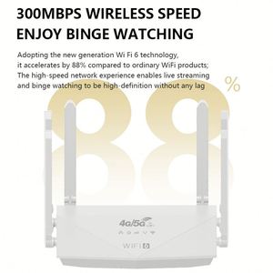 DNXT 4G Wifi <span class=keywords><strong>Router</strong></span> 6 Antenna Với Khe Cắm Thẻ Sim Không Dây Pocket Wifi <span class=keywords><strong>Router</strong></span> 4 LAN Hotspot Wifi Di Động Với 5000MAh Pin - Product Image 3