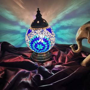 Tokin illuminazione Turkish lampada da tavolo mosaico nuovo mestiere creativa lampada da tavolo per interni bar Hotel lampadina a LED - Product Image 2