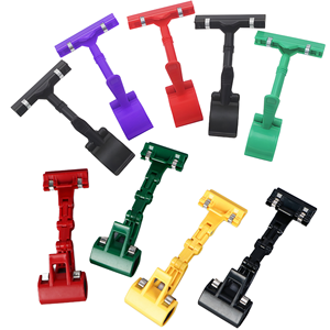 Lot de supports de signalisation polyvalents à double clip POP pour l'habillement et la vente au détail - Product Image 4