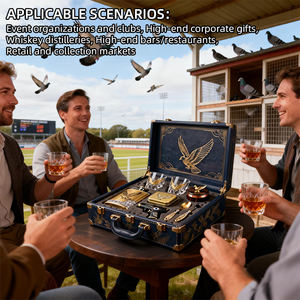 Kit para Ahumar Whisky con Temática de Palomas de Carreras, Set de Madera para Ahumar Cócteles - Product Image 4