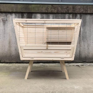 Hochwertige <span class=keywords><strong>Indoor</strong></span> Bunny Cage <span class=keywords><strong>Rabbit</strong></span> Holzhaus Holz kaninchen hütten mit kleinem Haus - Product Image 2