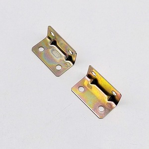 Équerre d'angle en acier au carbone zingué, forme en L à 90 degrés, pour support d'étagère et fixation de cloison - Product Image 2