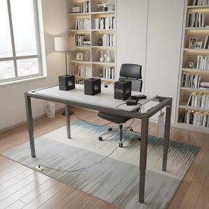 Escritorio Ergonómico Moderno y Ecológico de Bajo Precio, Ajustable en Altura Eléctricamente con Doble Motor, 4 Patas de Metal, Mesa para Oficina en Casa - Product Image 4