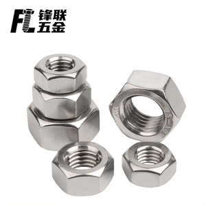 Tuercas Hexagonales de Acero Inoxidable 304 Fenglian DIN934 M8 M10 M12 M14 M16 Grado A A2-70, Fijaciones para Construcción - Product Image 2