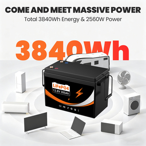 US 12,8 V 300ah 280A Cell 200A BMS Batería <span class=keywords><strong>de</strong></span> litio <span class=keywords><strong>de</strong></span> hierro para cortacésped eléctrico Esparcidor <span class=keywords><strong>de</strong></span> semillas <span class=keywords><strong>Desbrozadora</strong></span> - Product Image 4