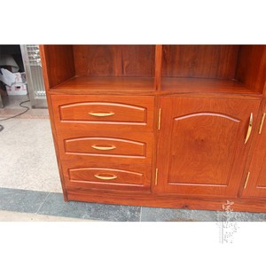 Redwood Sandalwood <b>Solid</b> <b>Wood</b> <b>Bookcase</b> Chinese Style Art Storage Cabinet & Rack Model 01 01 Home Furniture <b>Bookcase</b> 01 - Product Image 5