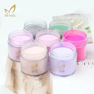 Màu hồng nude dip bột các nhà cung cấp bán buôn tùy chỉnh nhãn hiệu riêng màu nail ngâm acrylic bột cho móng tay