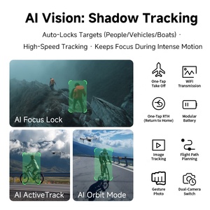 Drone 4DRC F15 Pro con Gimbal a 3 Assi, Fotocamera HD 1080P, WiFi 5G FPV, GPS, Quadricottero Brushless Leggero 249g, Aeromobile RC Professionale - Product Image 5