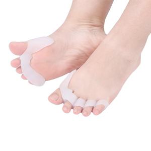 Semelles intérieures en gel de silicone respirantes à succès, modèle 46, pour hommes et femmes, séparation des orteils, protection des pieds pour <span class=keywords><strong>hallux</strong></span> <span class=keywords><strong>valgus</strong></span> - Product Image 2