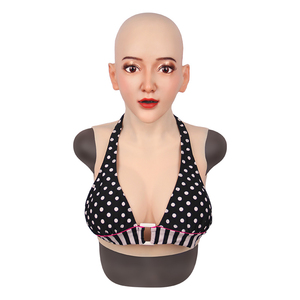 หน้ากากปิดหน้าซิลิโคนสำหรับหญิงสาวคนข้ามเพศกับผู้ชาย - Product Image 3