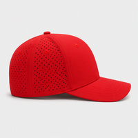 Casquette de baseball d'été 5 panneaux en velours à visière rigide, respirante, anti-UV, pour activités de plein air, pêche, sport décontracté, réglable