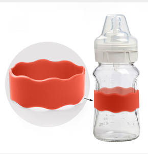 Bottiglia in Silicone e cinturini per tazze riutilizzabili, lavabili per lavastoviglie, etichette personalizzate con nome inciso per accessori per bottiglie per asilo nido - Product Image 1