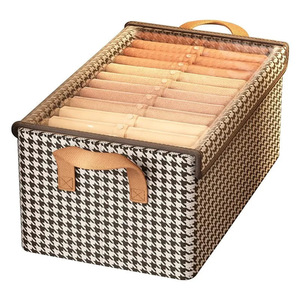 New Foldable Home Clothing <b>Storage</b> Box with Steel Frame and Dust Cover - Product Image 3