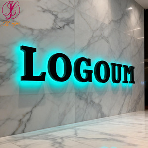 Enseigne LED rétroéclairée pour clinique médicale, lettres 3D en acrylique, logo personnalisé du service, panneau mural lumineux en métal pour cliniques - Product Image 3