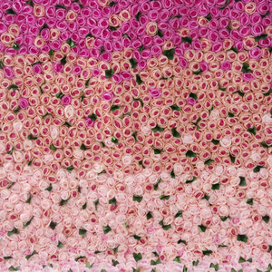 Dimensioni personalizzate tessuto decorazione della parete del fiore sfondo di nozze centrotavola fiore di vita arte della parete sfondo foto - Product Image 3