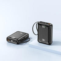 Nouvelle batterie externe portable haute capacité 20 000 mAh à charge rapide 22,5 W Type-C, kit de charge sans batterie (étui + carte mère)