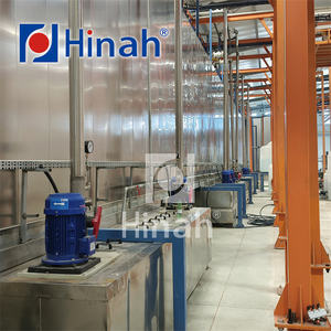 מערכת צביעה באבקה במחיר יצרן, כוללת תא ריסוס לטיפול מקדים, תנור ייבוש וקו צביעה באבקה. - Product Image 1